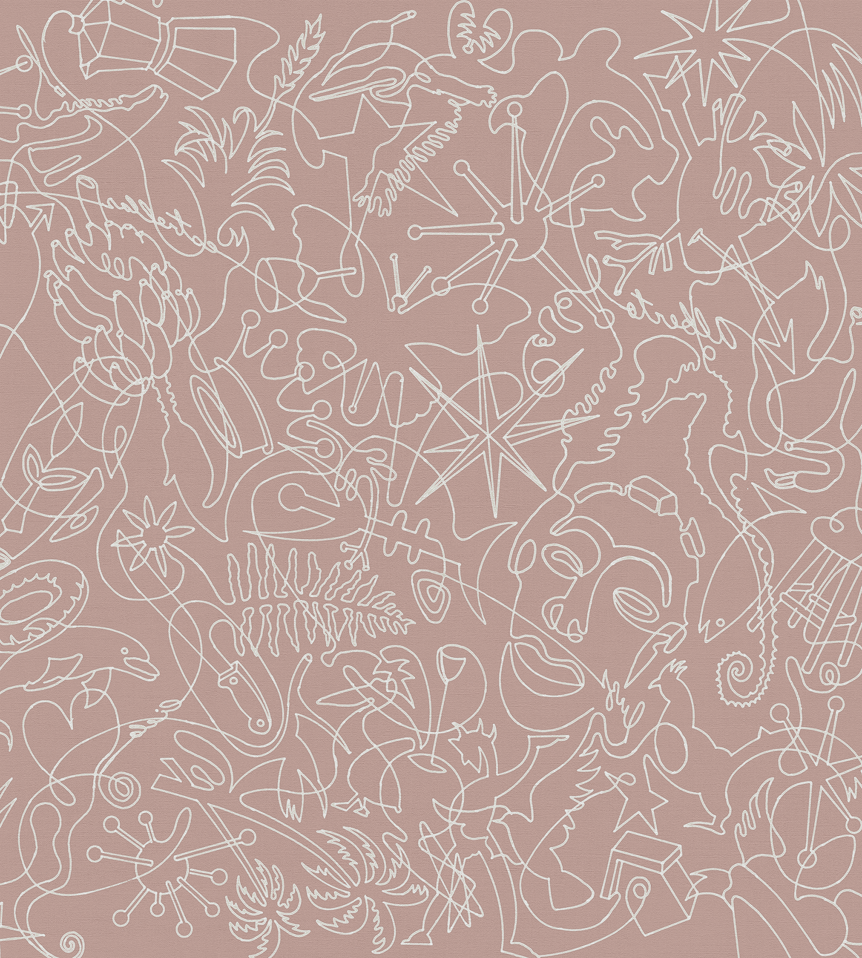 Tumbleweed Murals One-Line A Wallpaper