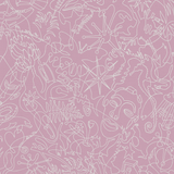 Rose Murals One-Line A Wallpaper