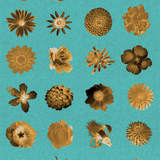 Flowers Flowers and more Flores - Glitter - CASAMONTE