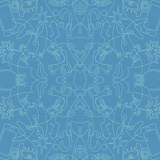 Aqua One-Line B Wallpaper