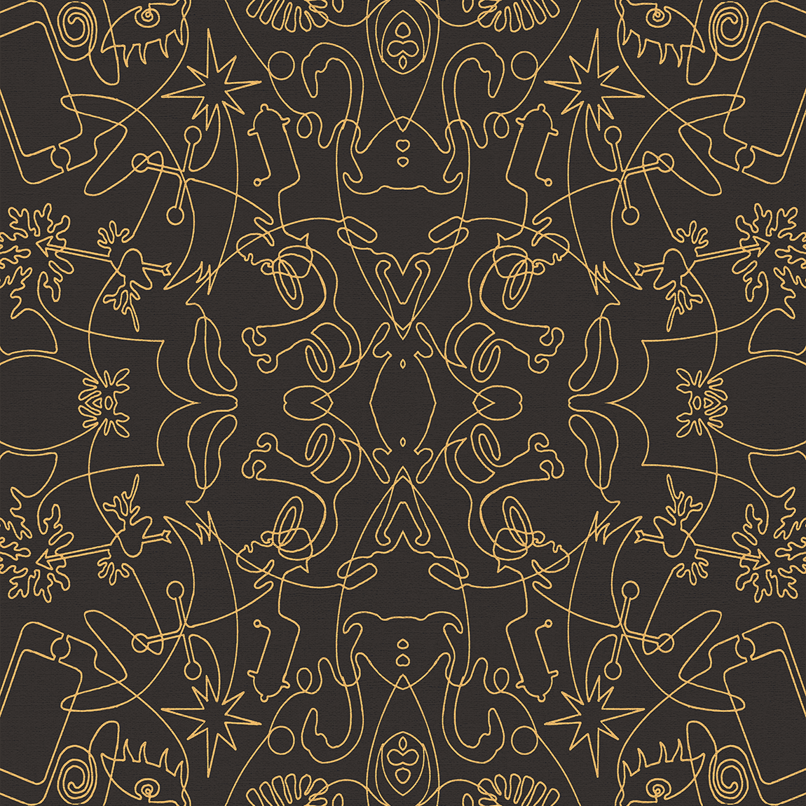 Royal One-Line B Wallpaper