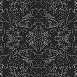 Black and White One-Line A Wallpaper