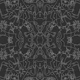 Black and White One-Line B Wallpaper