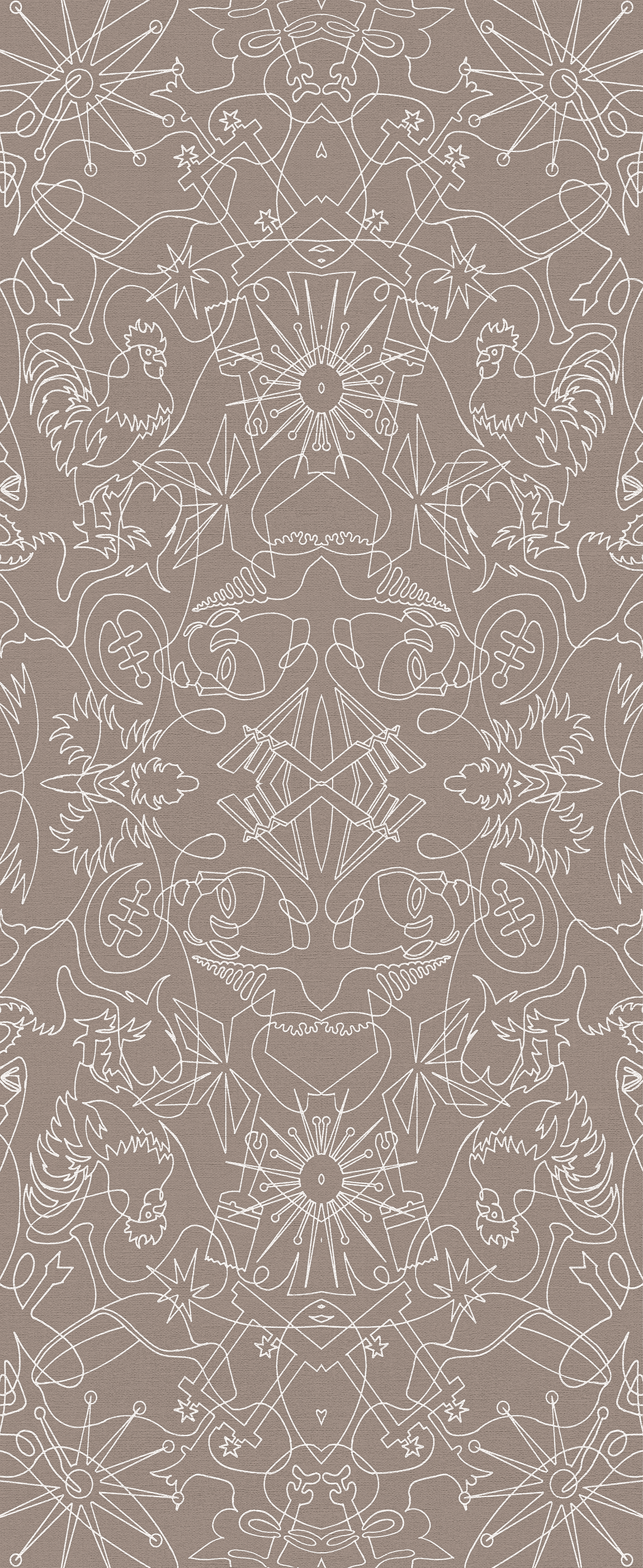 Fawn One-Line A Wallpaper