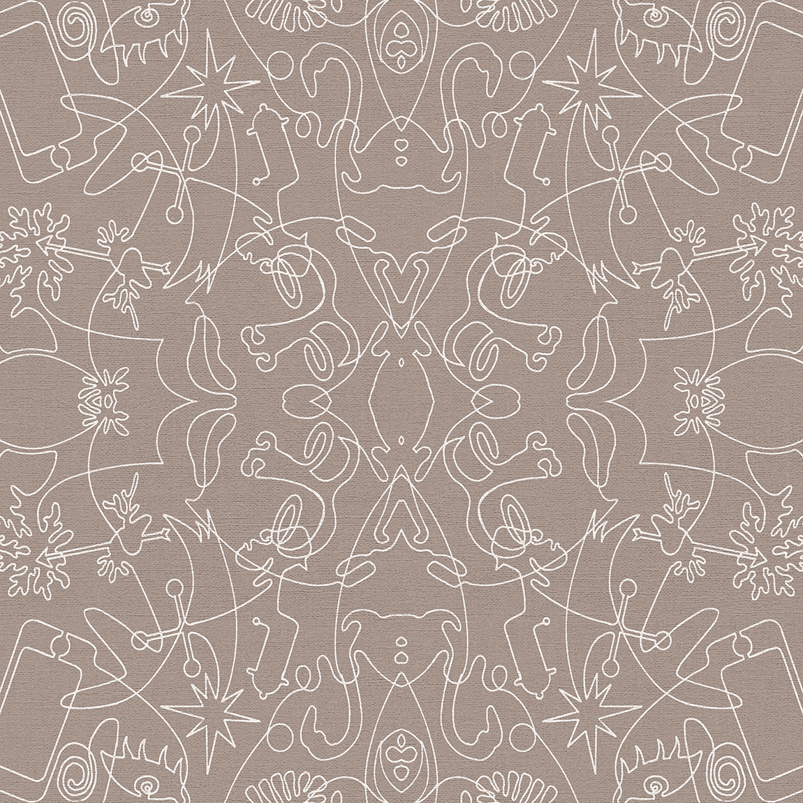 Fawn One-Line B Wallpaper