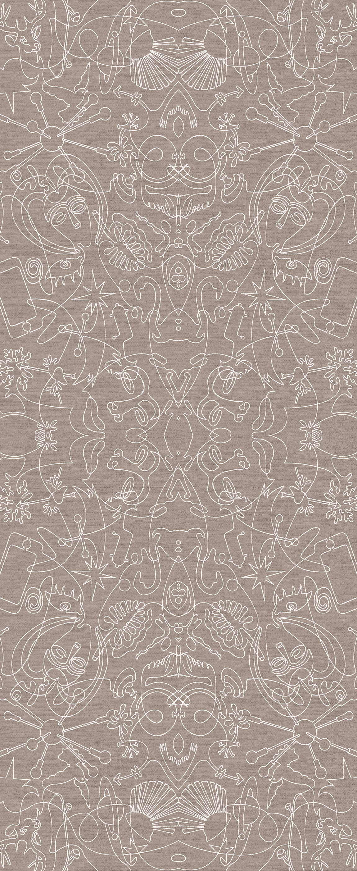 Fawn One-Line B Wallpaper