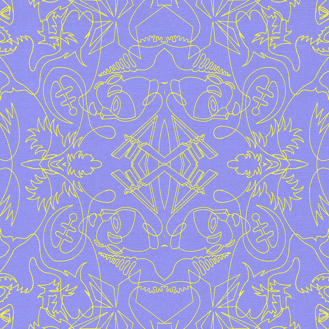 Lilac One-Line A Wallpaper