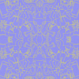 Lilac One-Line B Wallpaper