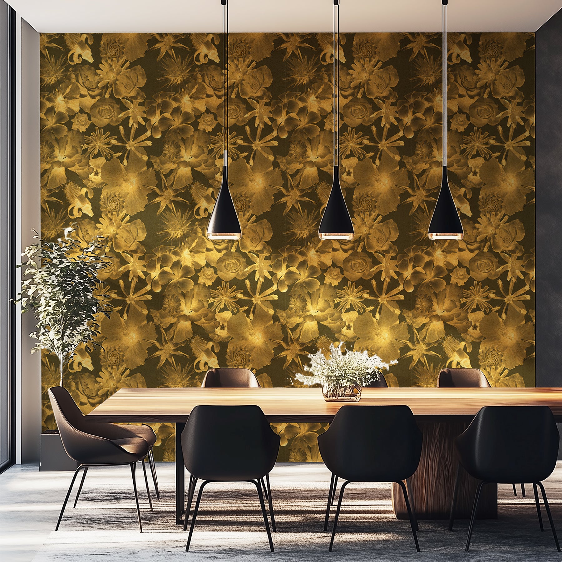 Realm of Flowers - Gold - CASAMONTE