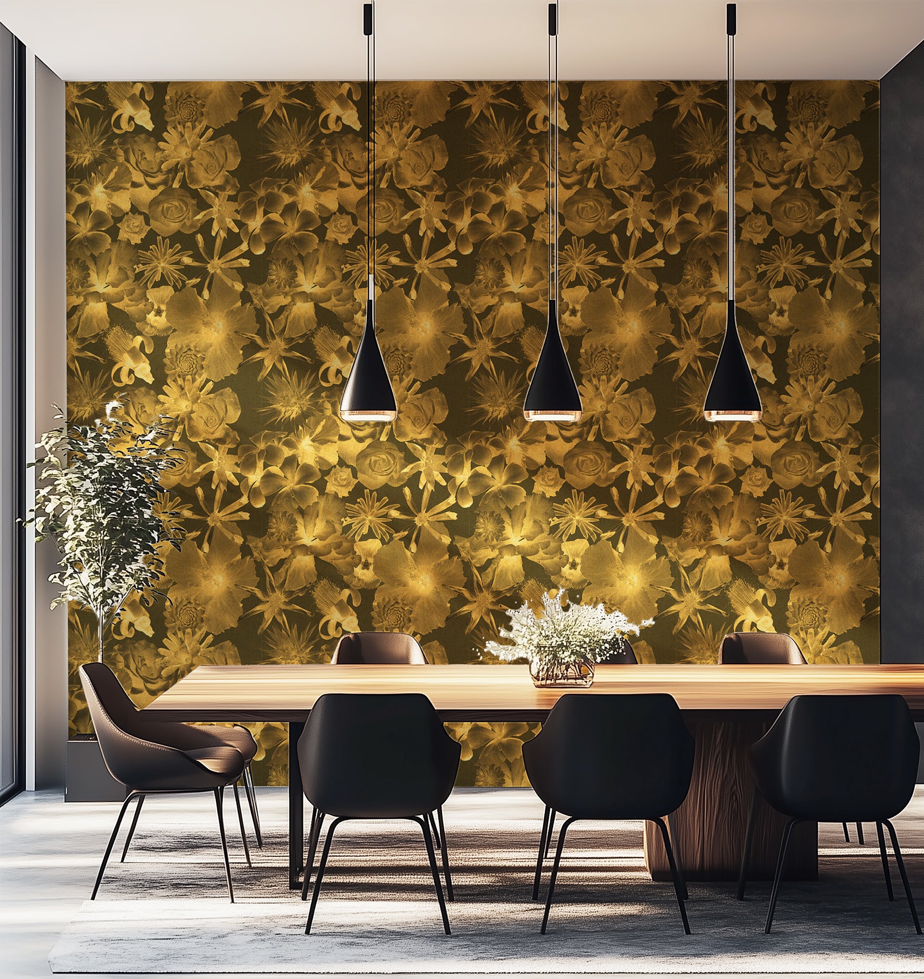 Realm of Flowers - Gold - CASAMONTE