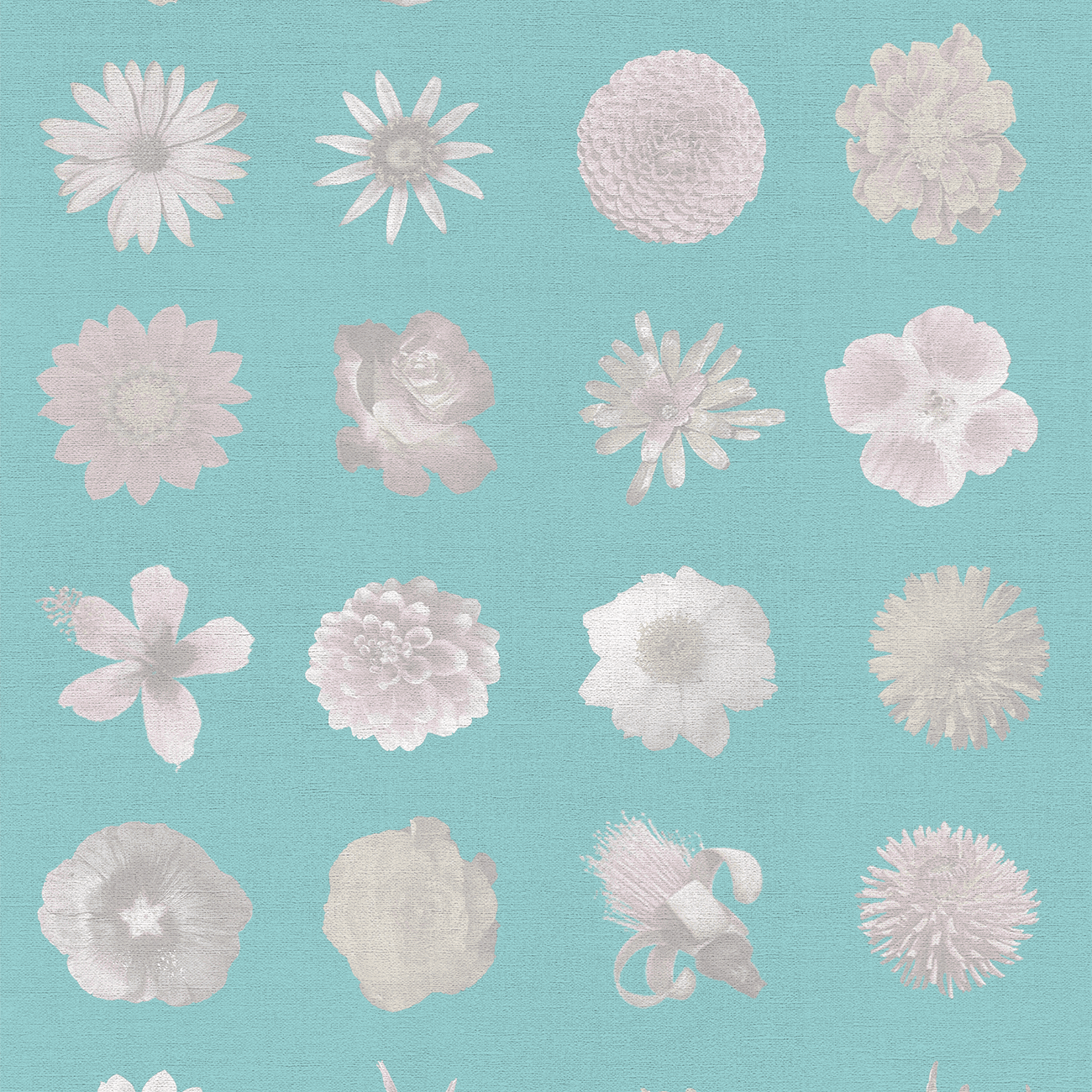 Retro Flowers Flowers and More Flores Wallpaper