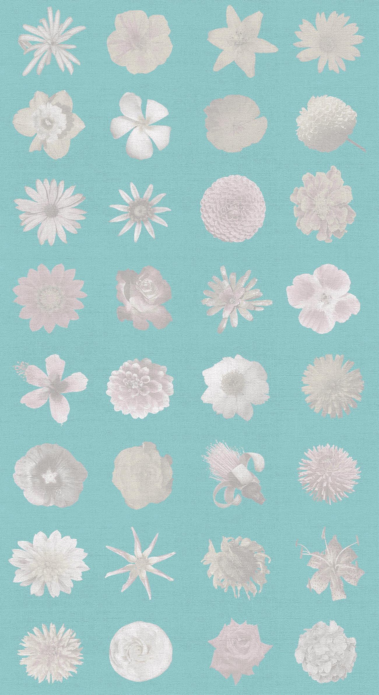 Retro Flowers Flowers and More Flores Wallpaper
