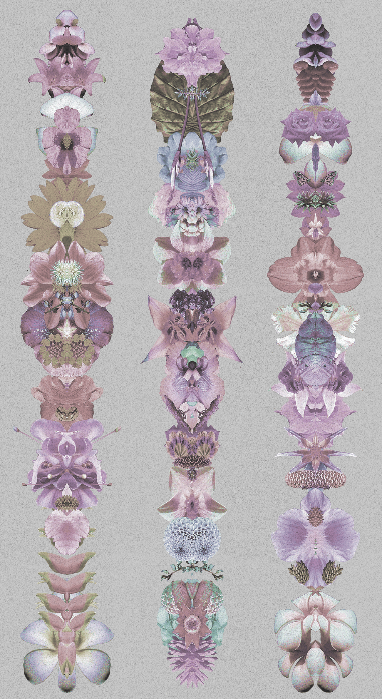 Violetas Amuletes for Light Wallpaper