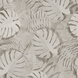 3D Jungle Pattern in Beige