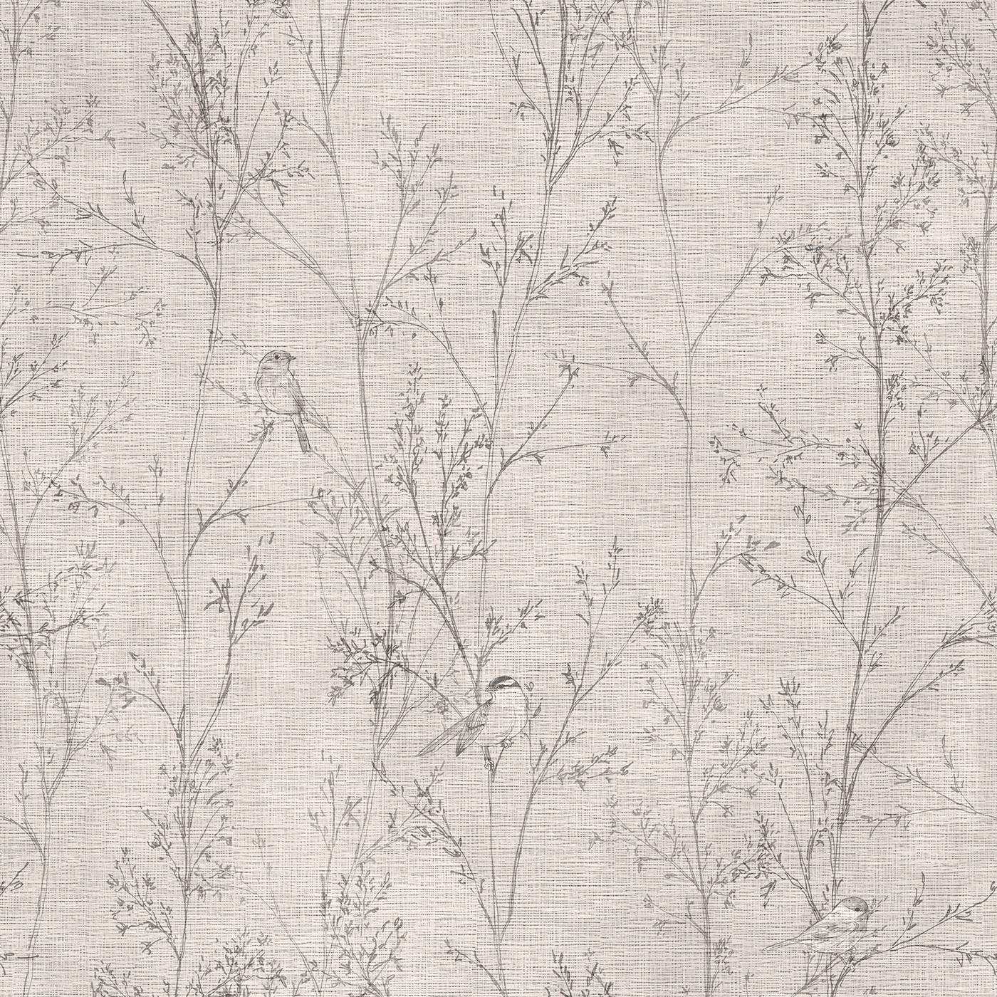 Branches Wallcoverings Pink and Red | Casamonte x Tecnografica Wallcoverings