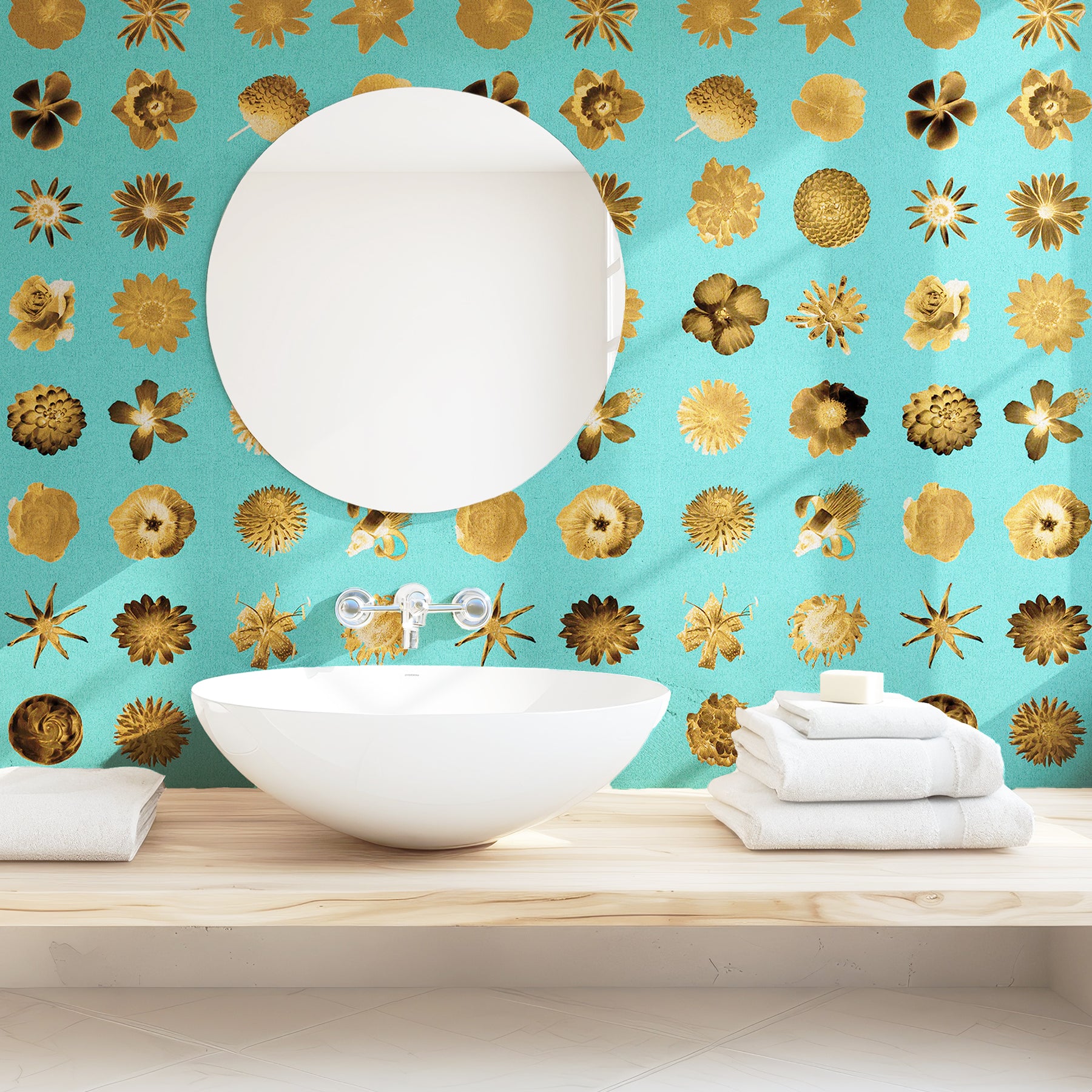 Flowers Flowers and more Flores - Glitter - CASAMONTE