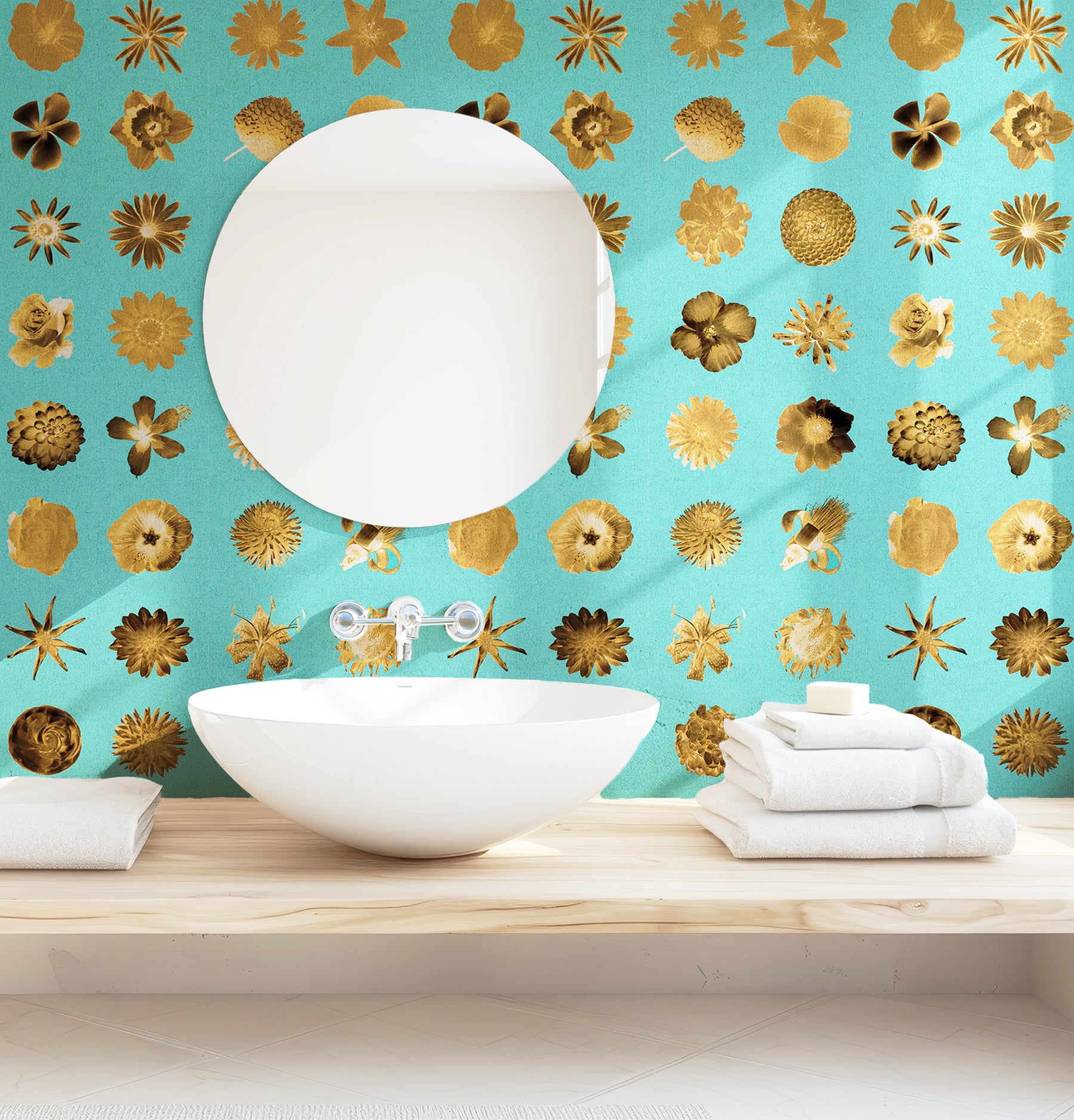 Flowers Flowers and more Flores - Glitter - CASAMONTE