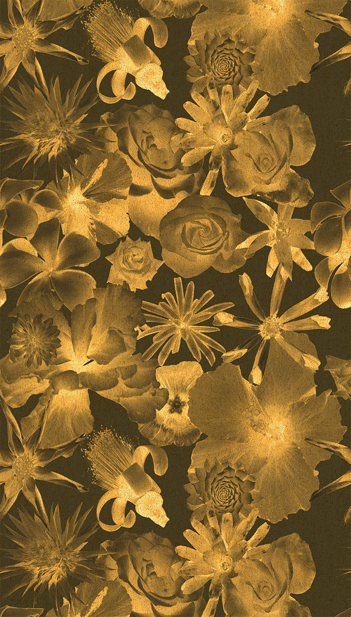 Realm of Flowers - Gold - CASAMONTE