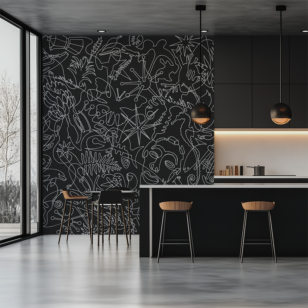 One-Line Murals - Glitter - CASAMONTE