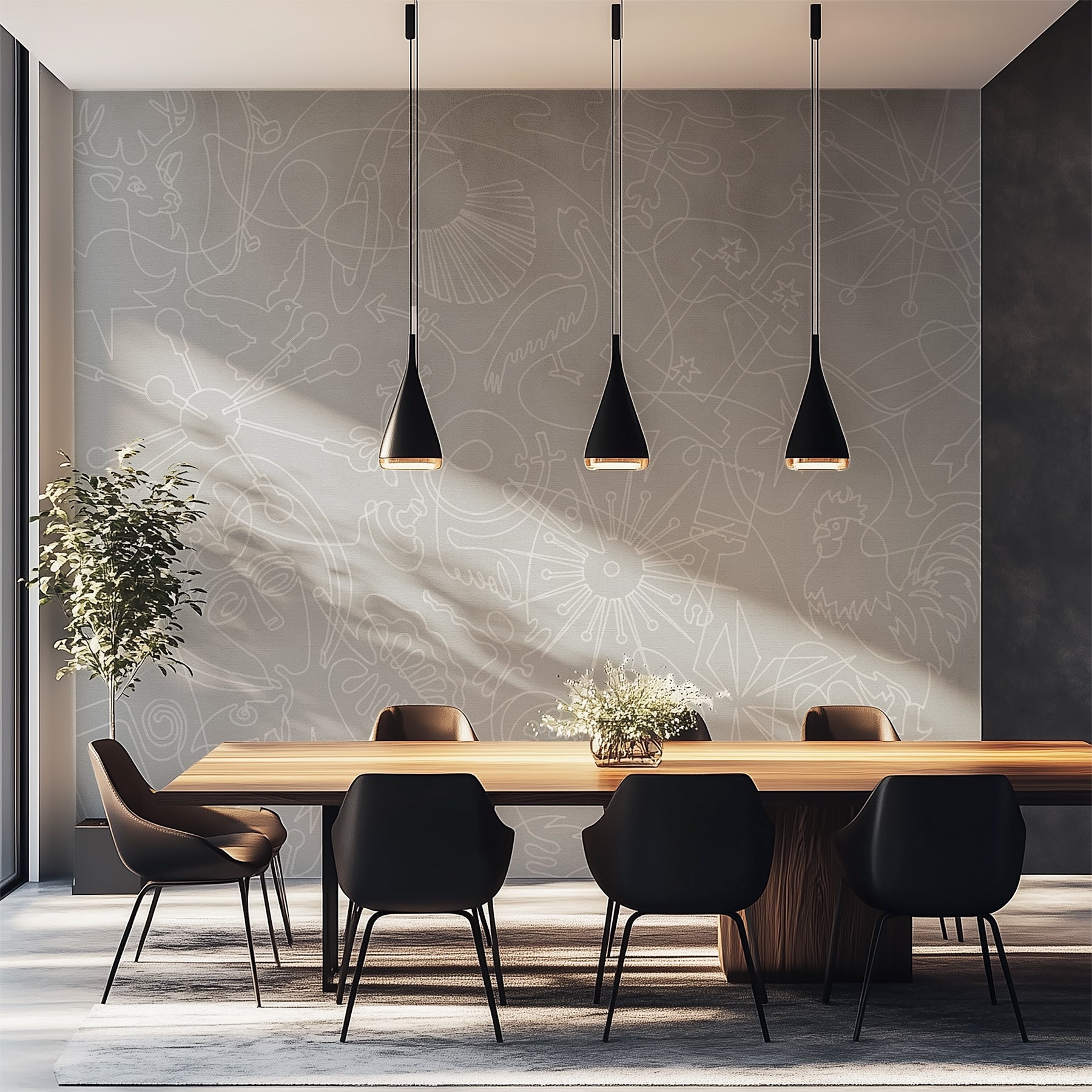 One-Line Mural B - CASAMONTE