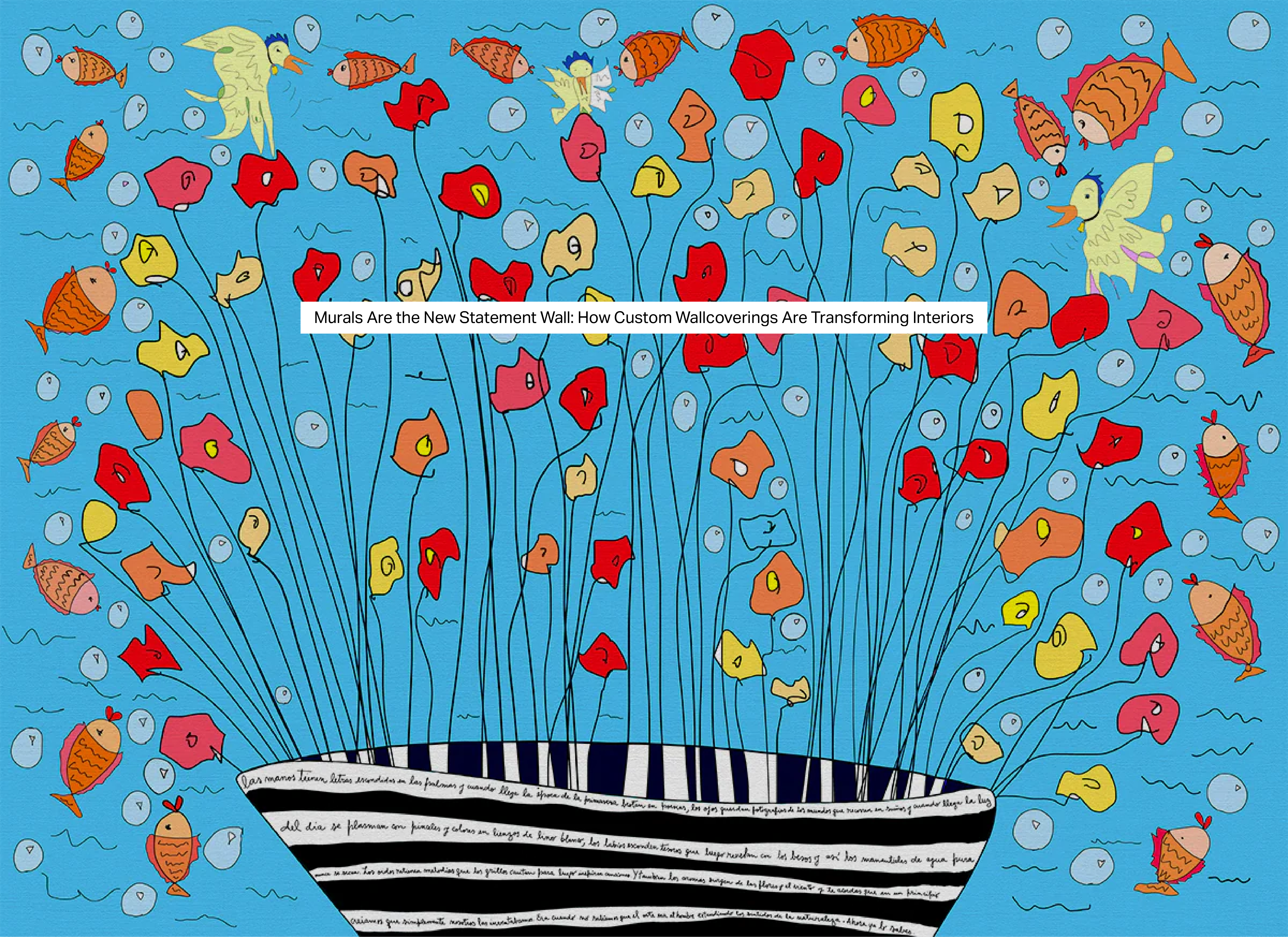 Murals Are the New Statement Wall: How Custom Wallcoverings Are Transforming Interiors