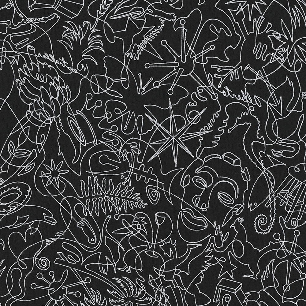 One-Line Murals - Glitter