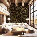 One-Line Murals - Gold