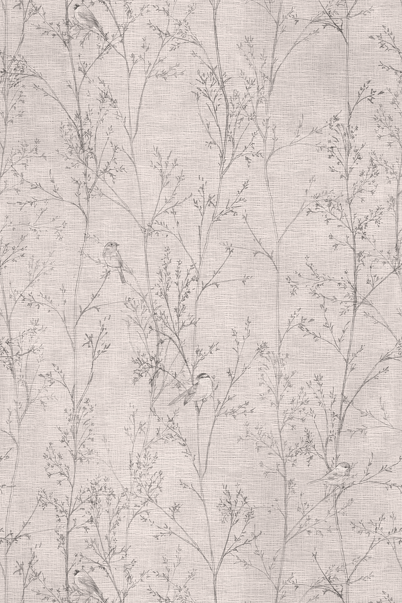 Branches Wallcoverings Pink and Red | Casamonte x Tecnografica Wallcoverings