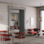 Beautiful Room Scene of  saten